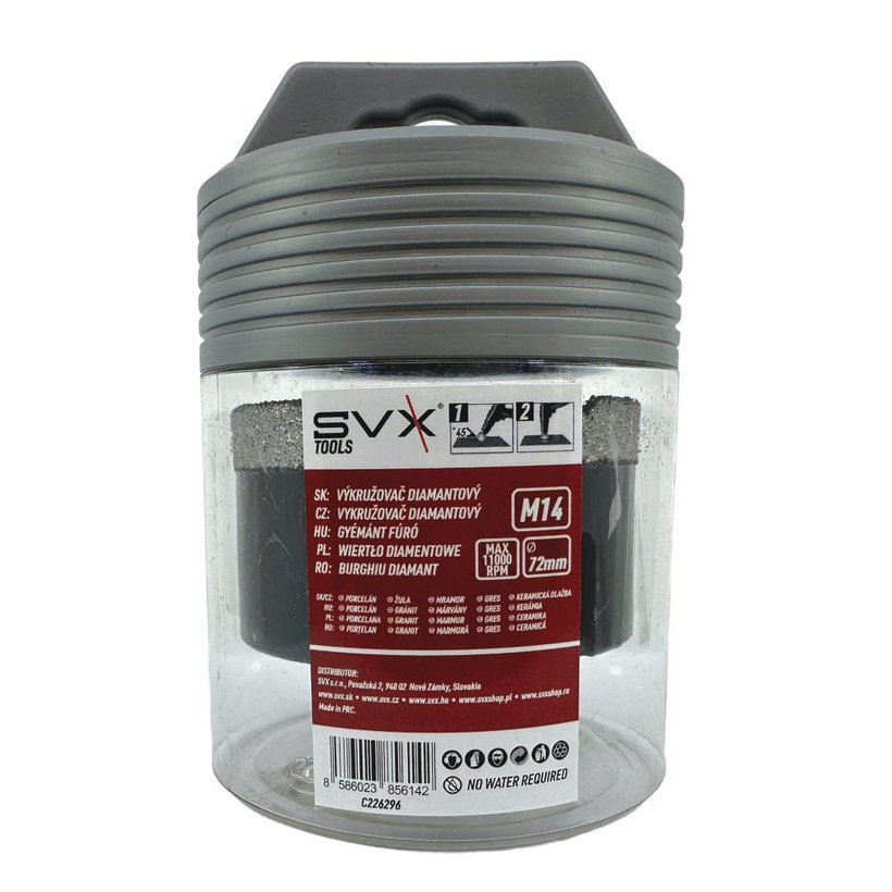 Vyřezávač diamantový M14-72mm