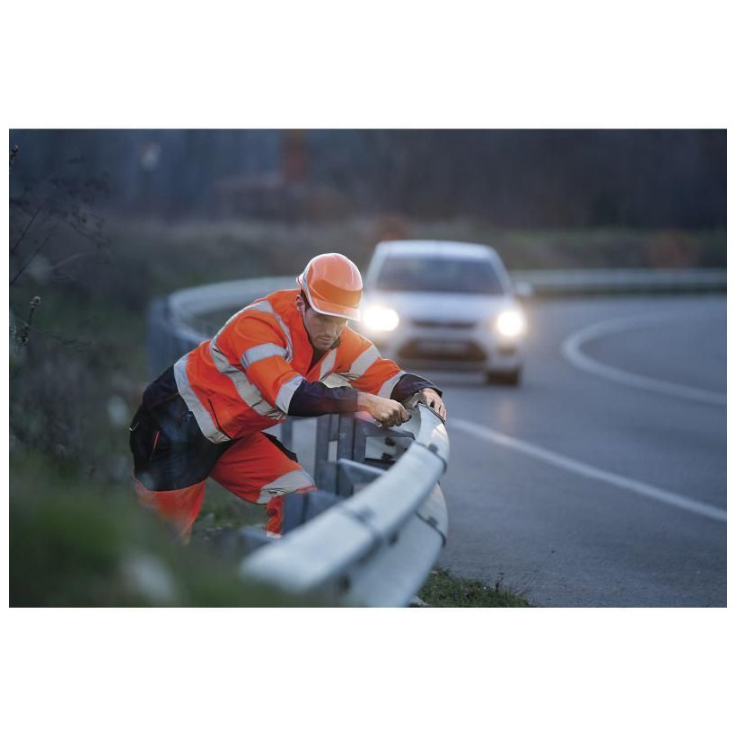 Reflexní pracovní bunda PHVES oranžová 3XL