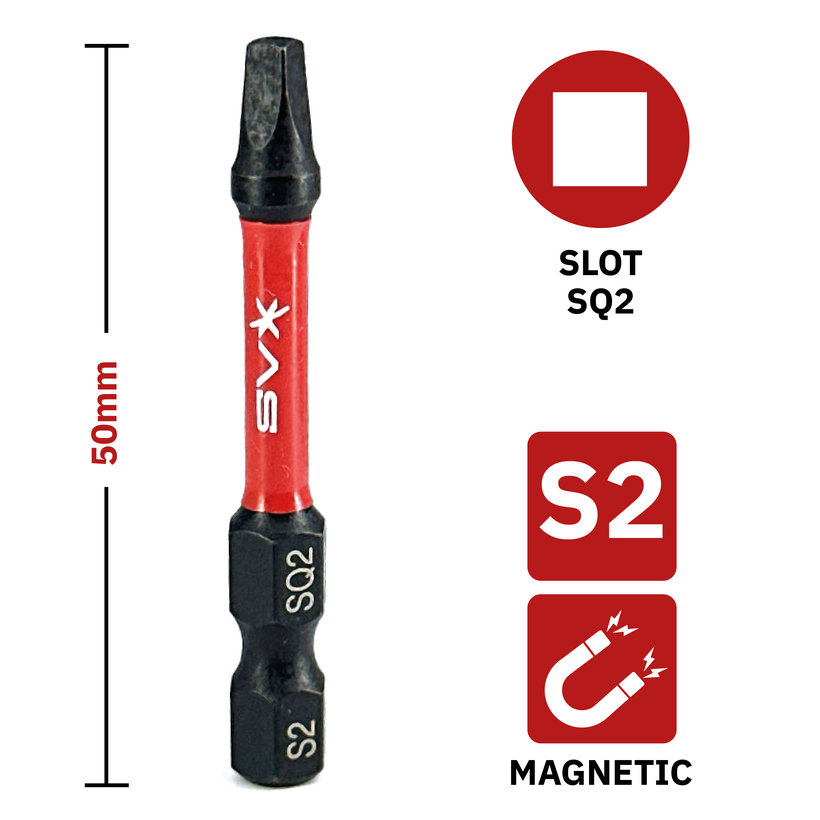 Bit magnetický SQ2x50mm