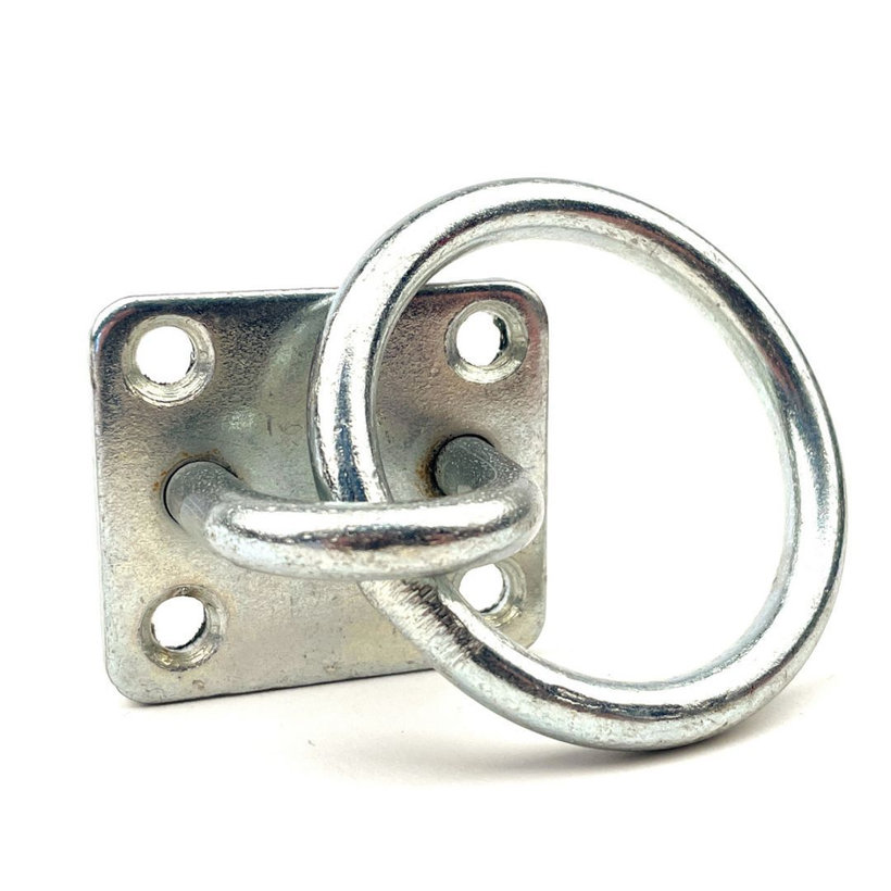 Deska s okem a kroužkem pozinkovaná 55x55mm