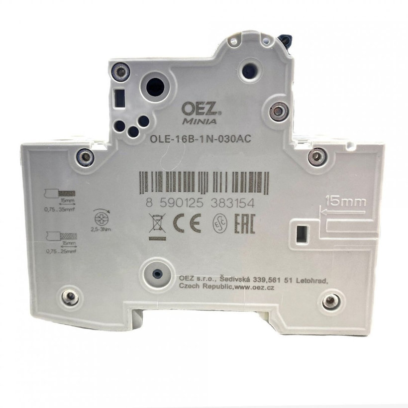 Proudový OLE 16B/1N/030AC chránič