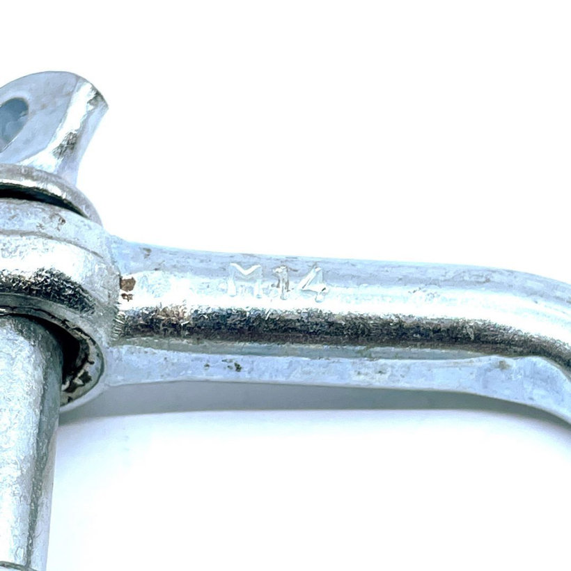 Zámek řetězu tvar D 22mm