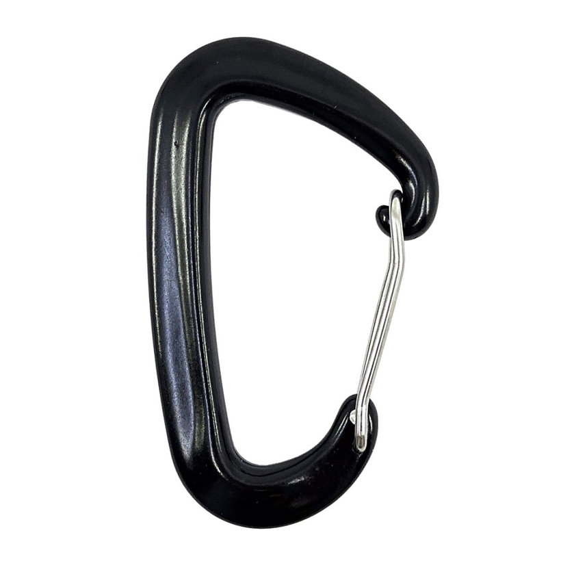 Karabina hliníková - černá 81mm