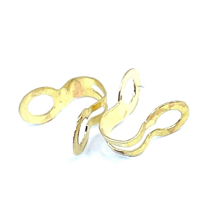 Koncovka na kuličkový řetěz žlutý zinek 2,1-2,4mm