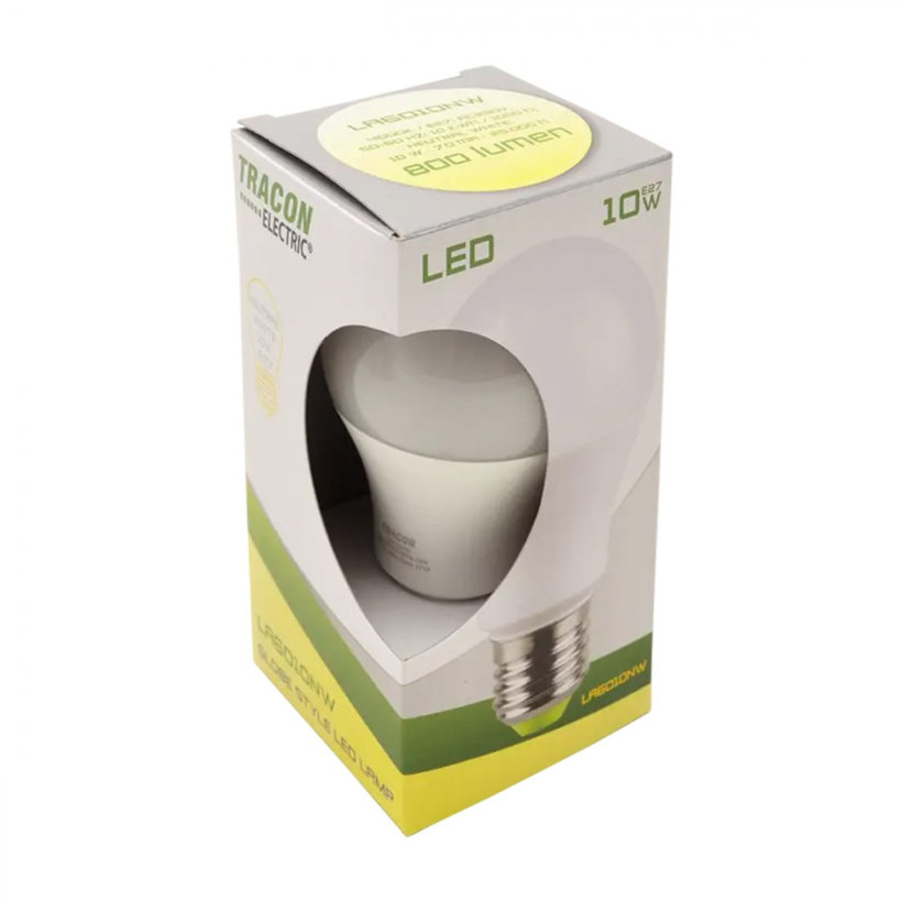 LED žárovka koule E27 10W - neutrální bílá