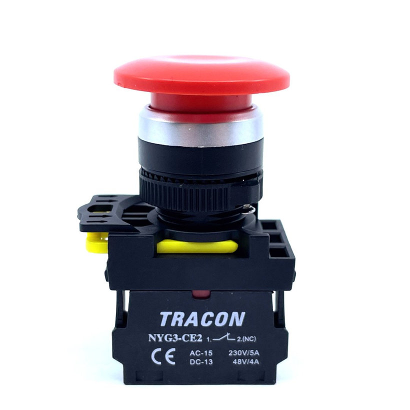 Hřibové tlačítko červené