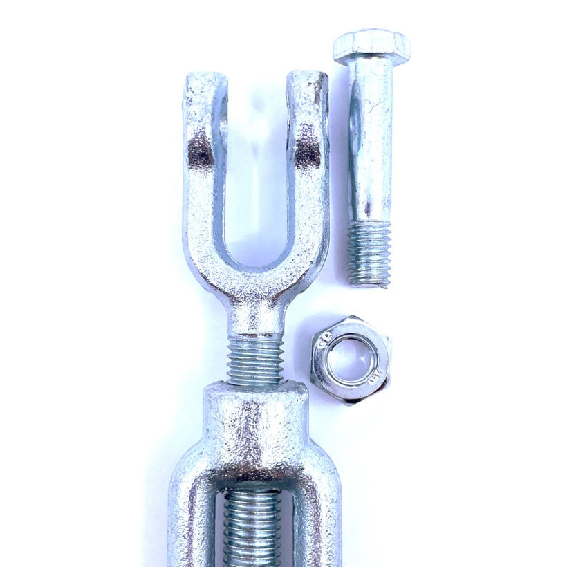 Napínač DIN 1480 s vidlicemi Zn M10