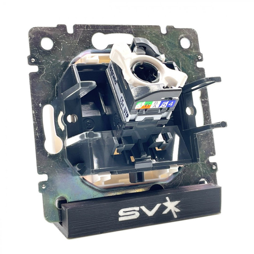 Valena zásuvka datová 1xRJ45 UTP bílá