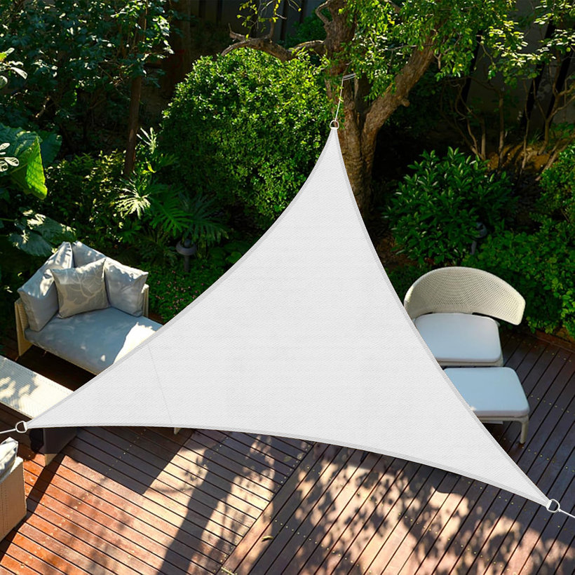 Stínící plachta nepromokavá bílá 3x3x3 m