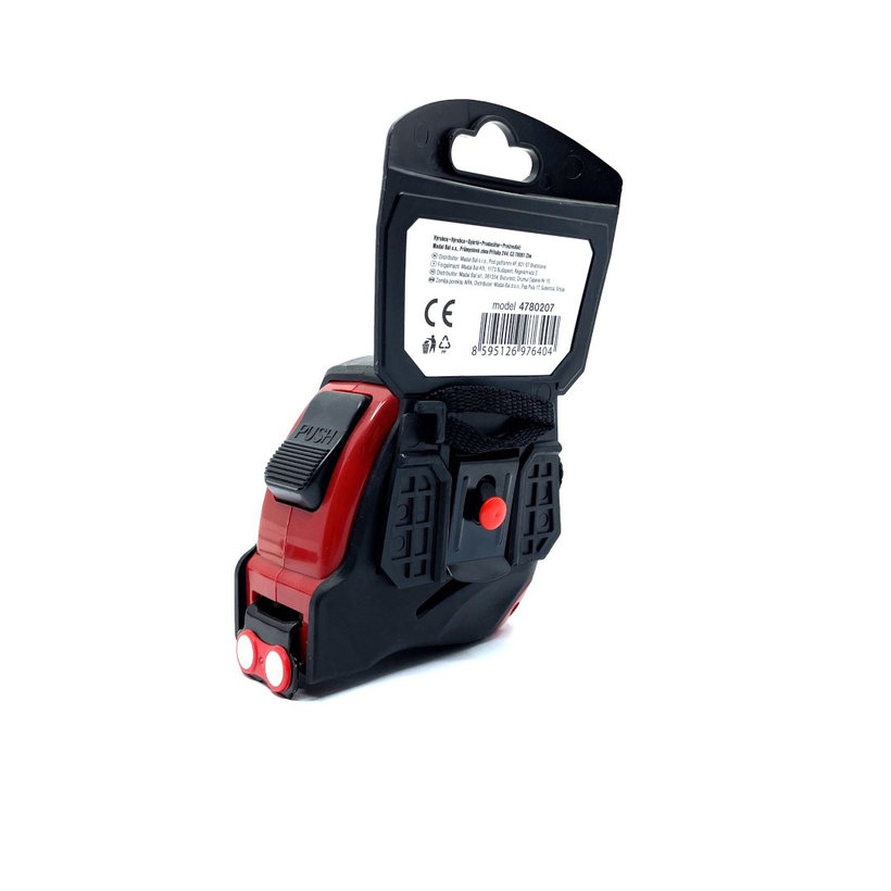 Metr svinovací pogumovaný s magnetem 7,5m