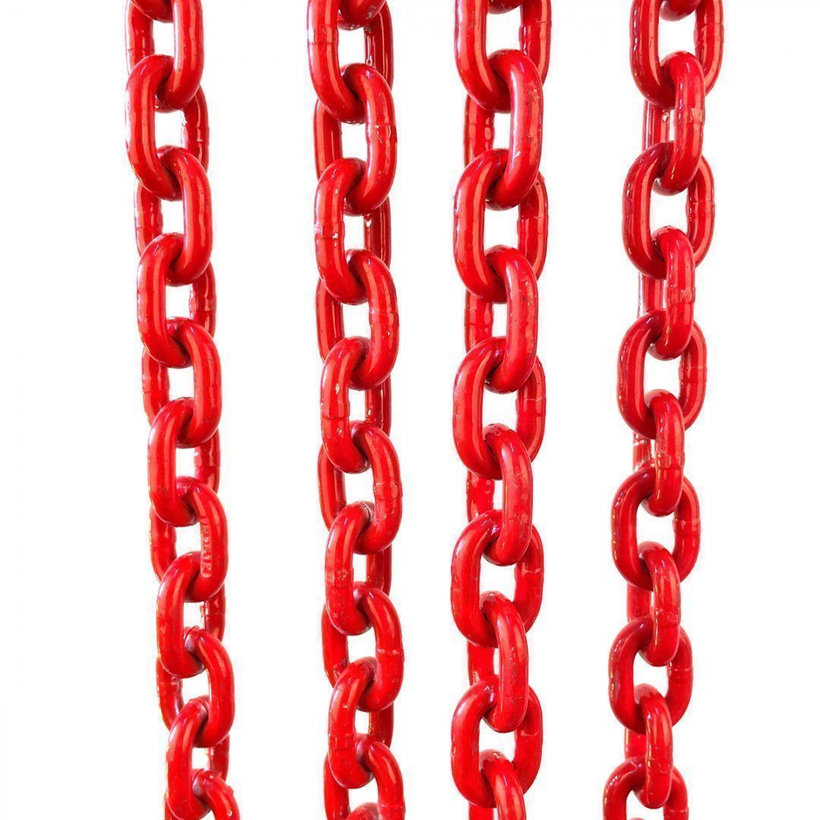 Řetězový závěs oko-4 háky tř 80 se zkracovačem  (4,5 m, 6700/4750 kg, 10 mm)