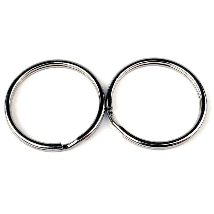 Kroužek na klíče poniklovaný 18mm