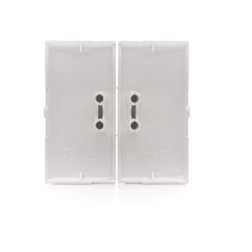 Kryt dvojitý pro dvojitý střídavý přepínač SW6/2M - bílá