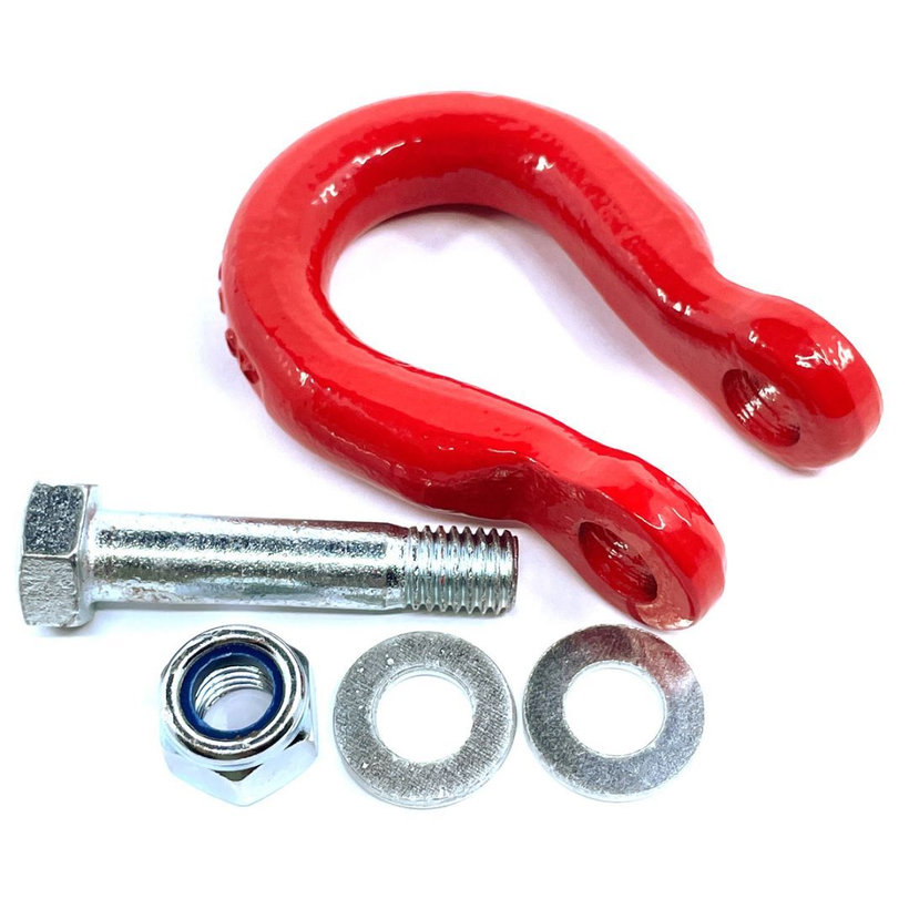 Speciální omega třmen tř 80 červený 6mm