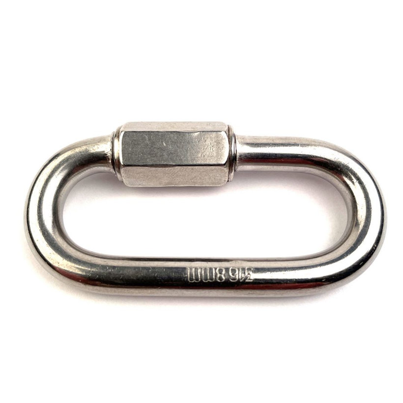 Nerezová karabina s maticí A4 3,5 mm