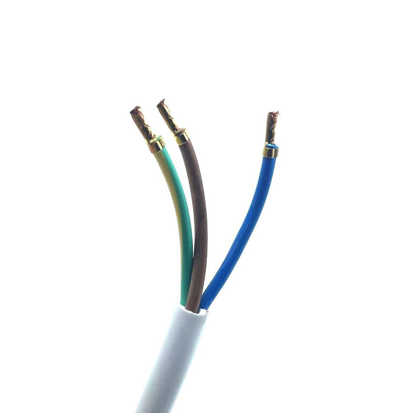 Flexo šňůra 3m 3x1,5 bílá