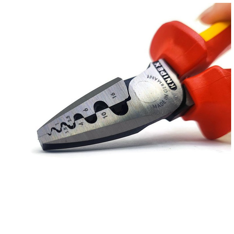 Kleště lisovací pro koncové dutinky 180 mm