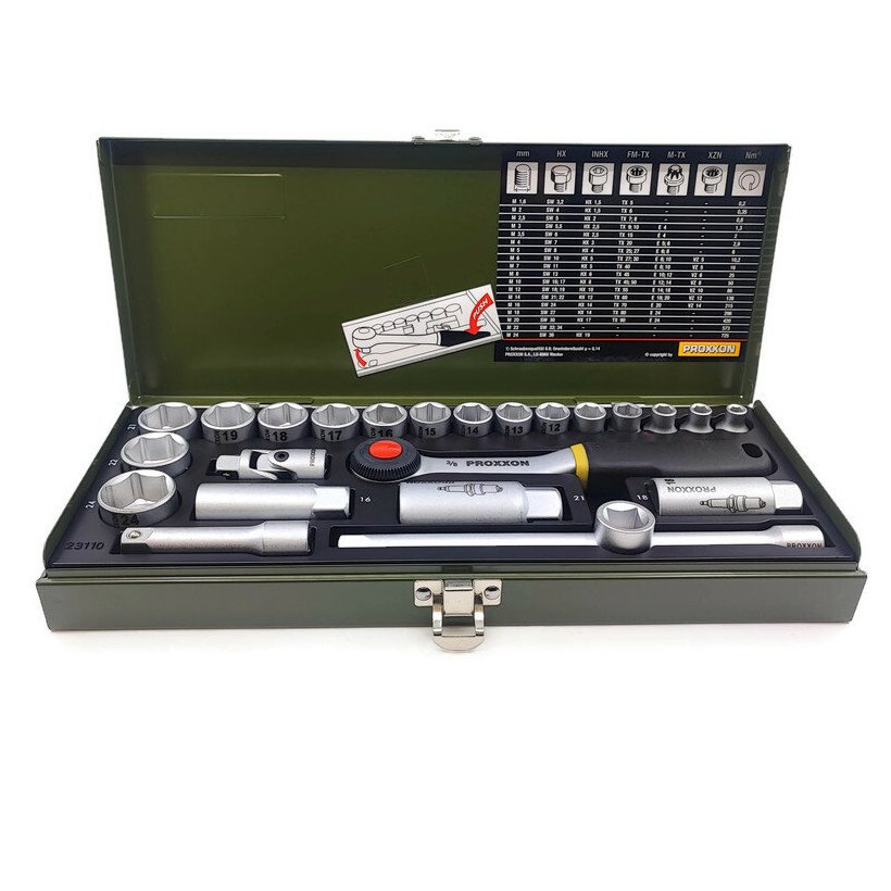 Sada nástrčných klíčů 3/8