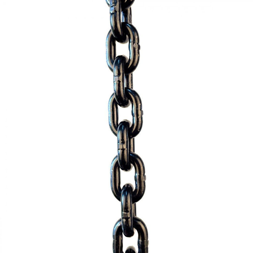 Řetězový závěs oko-hák tř 80 se zkracovačem  (0,5 m, 2000 kg, 8 mm, černá)