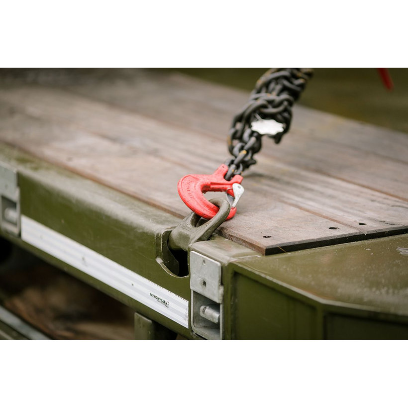 Hák s vidlicí tř 80 červený 13mm