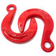 Slévárenský hák s okem tř 80 červený 8mm