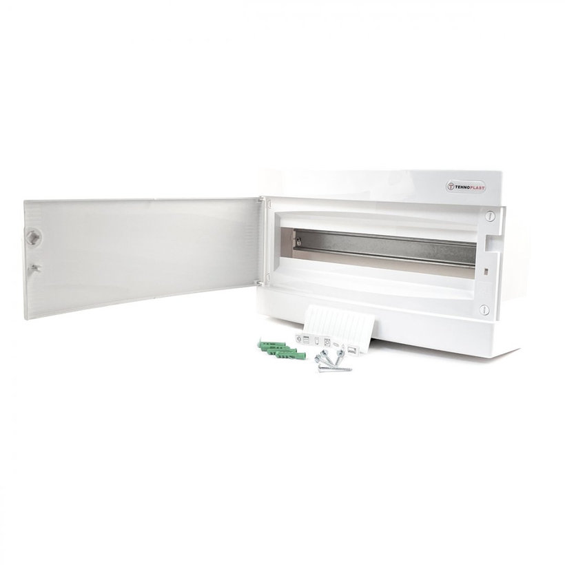 Rozvodnice nadomítková bílá N18 - C/N 396x236x112mm