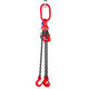 Řetězový závěs oko-3 háky tř 80 se zkracovačem (3 m, 6700/4750 kg, 10 mm)