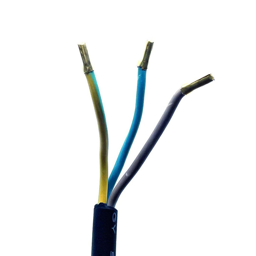 Flexo šňůra 5m 3x1 gumová H05RR-F3 černá