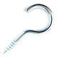 Hák prádlový s vrutem Zn - blistr 55