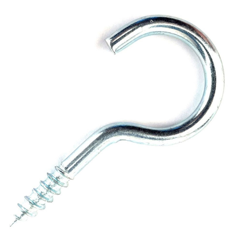 Hák prádlový s vrutem Zn - blistr 55