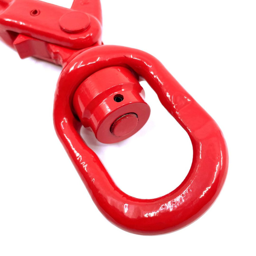 Hák otočný samoz. s ložiskem tř 80 červený 6mm