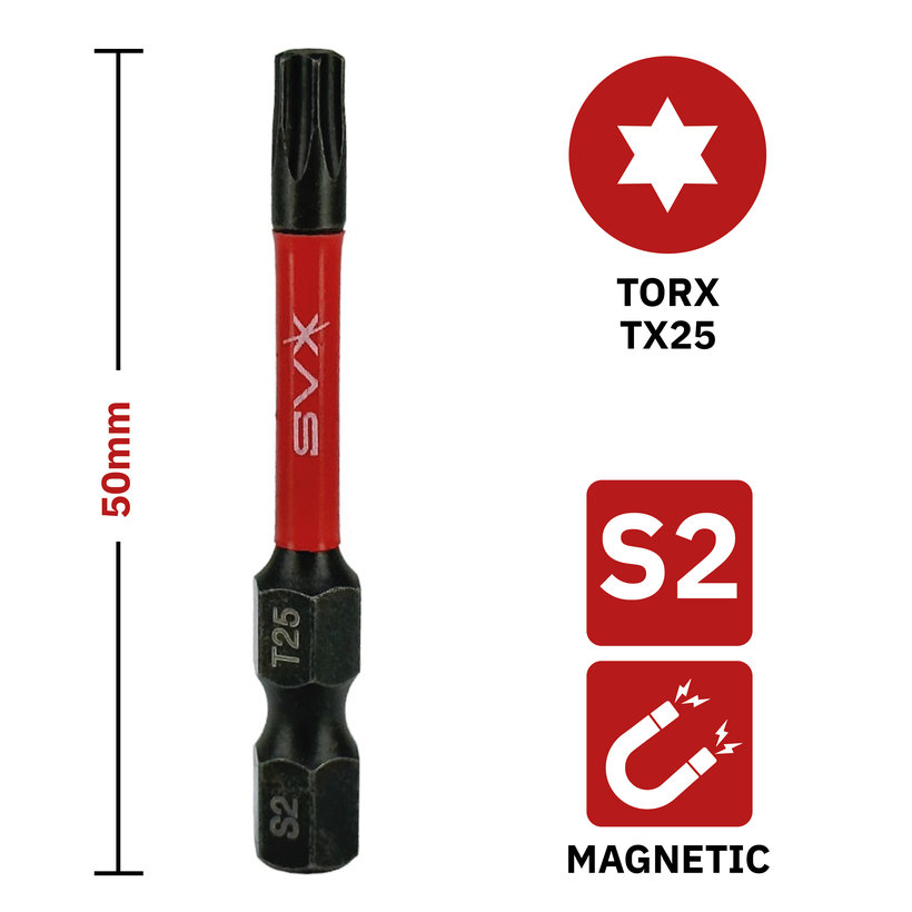 Bit magnetický TX25x50mm