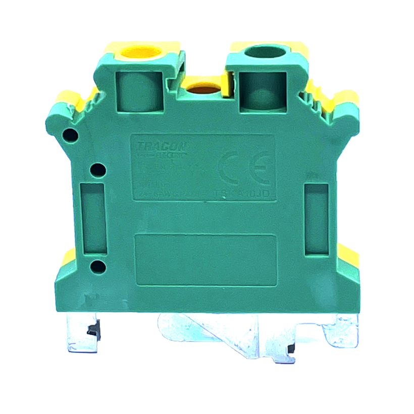 Řadová svorka pro ochranný (PE) vodič 10mm²