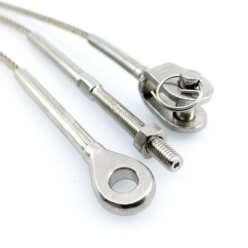 Lanová výplň zábradlí vidlice/vidlice 3mm/4m