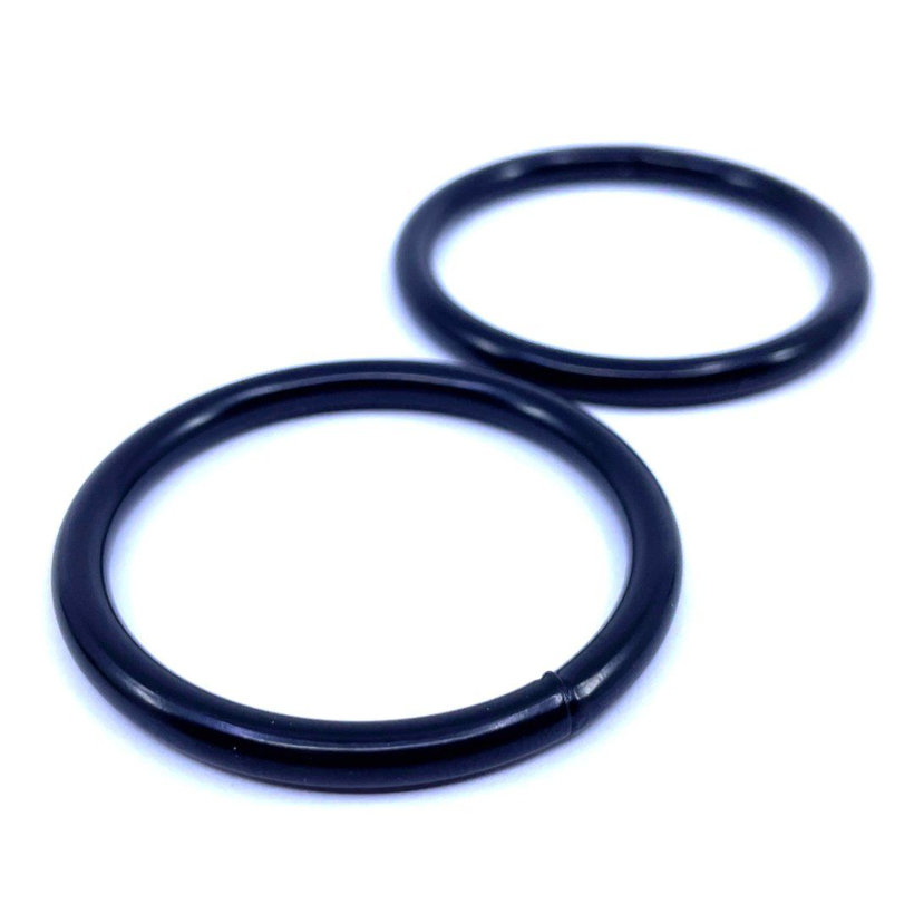 Kroužek svařovaný černý 3x20mm