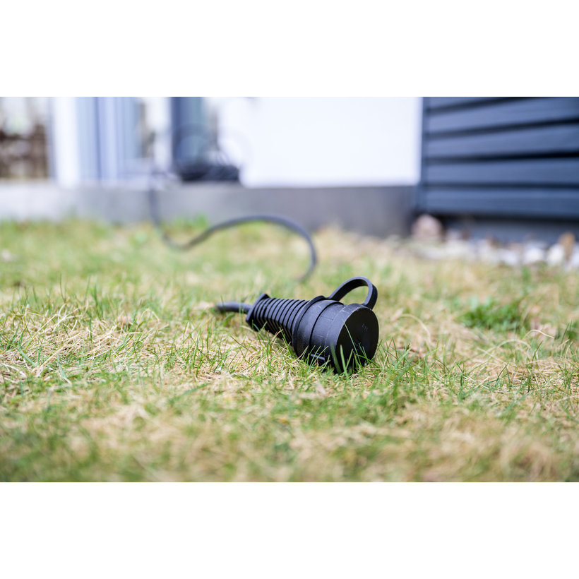 Prodlužovací kabel gumový černý 10m