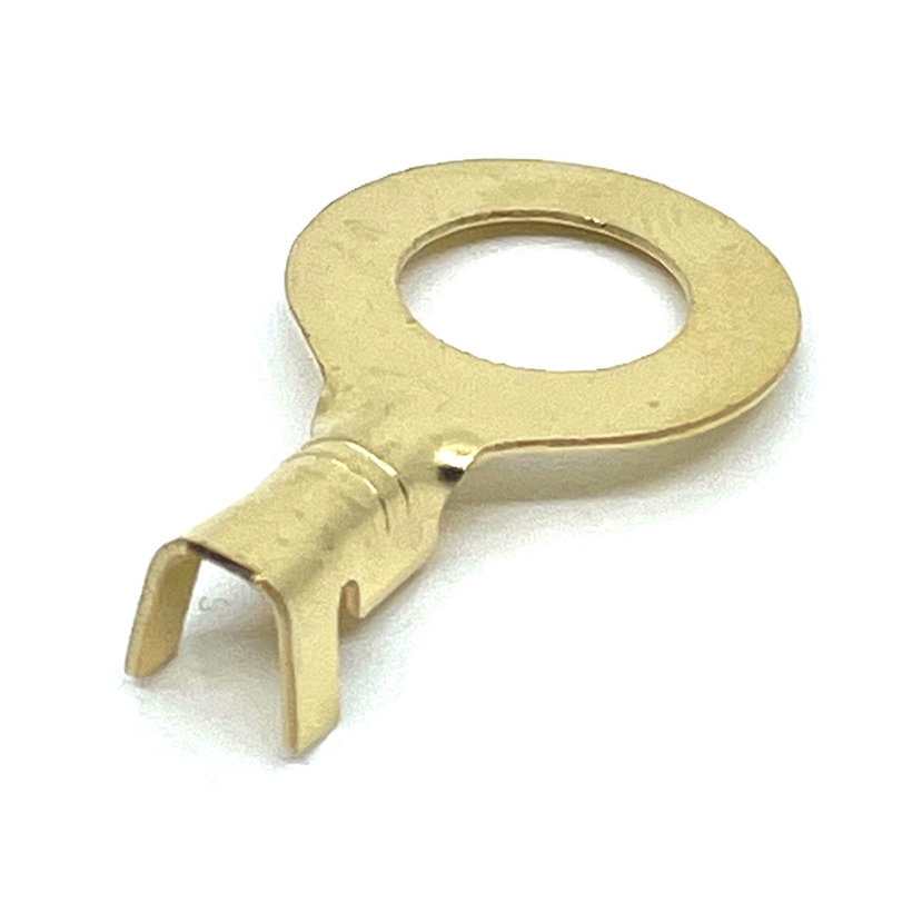 Neizolované mosazné lisovací oko - 100ks 2,5mm²