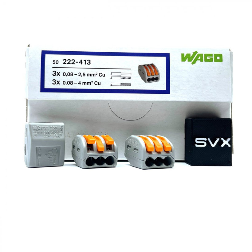 Spojovací svorka zaklapávací - 3 vodiče