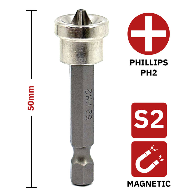 Bit na sádrokarton PH2x50 mm