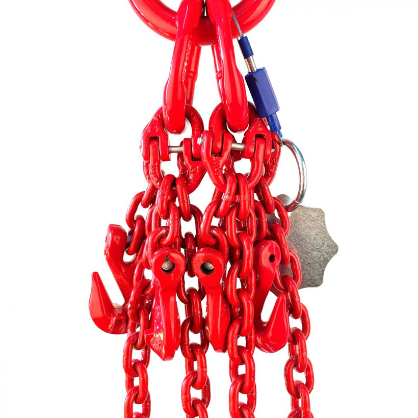 Řetěz pevnostní tř 80 červený 10mm