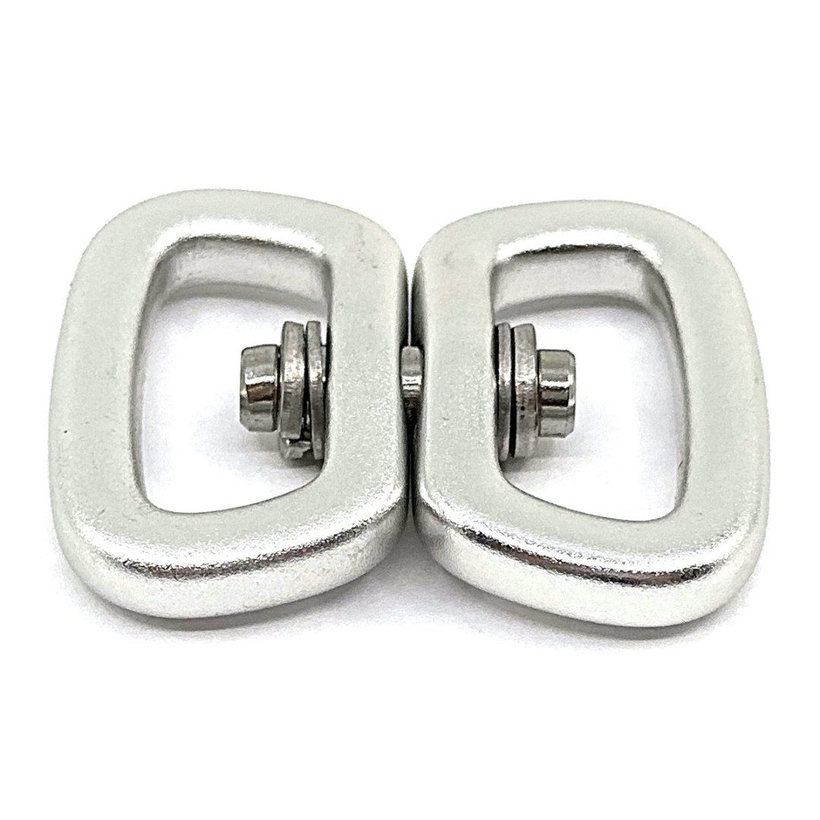 Otočná spojka stříbrná 51x25mm