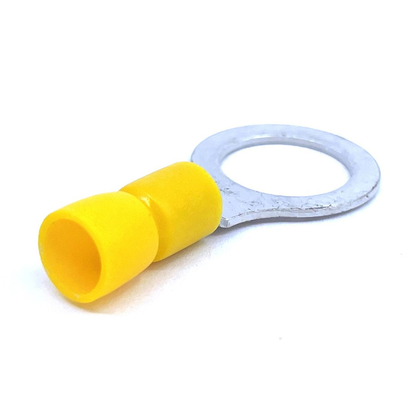 Izolované Cu kabelová oka lisovací žluté 6mm²