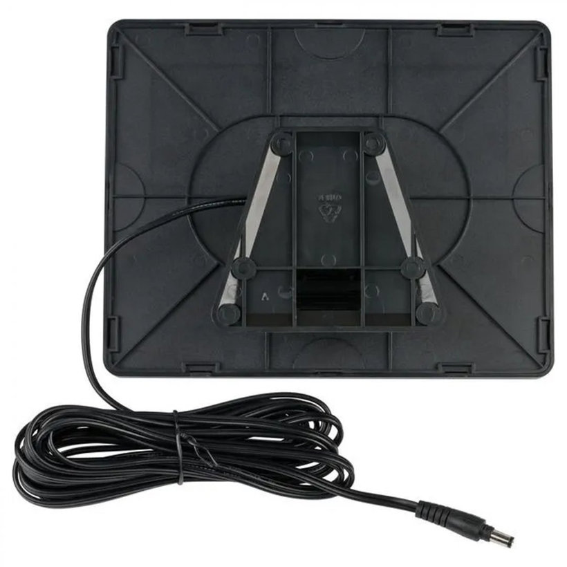 Solární LED reflektor s pohybovým PIR detektorem antracit