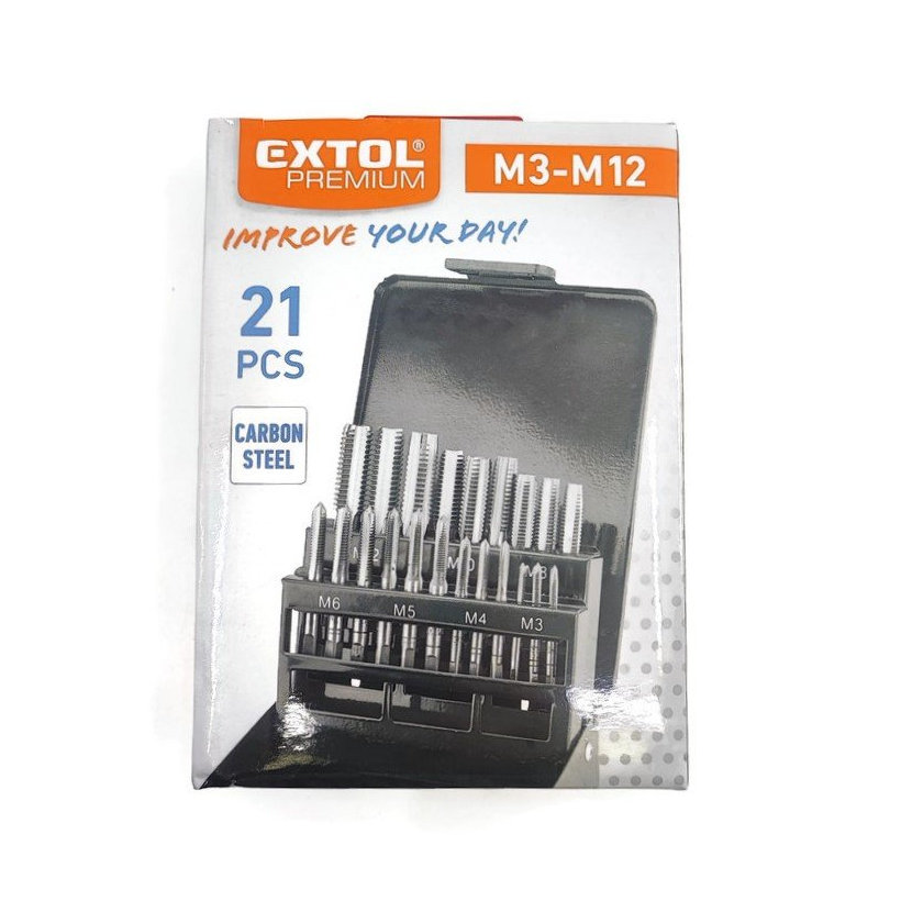 Závitníky 21-dílná sada