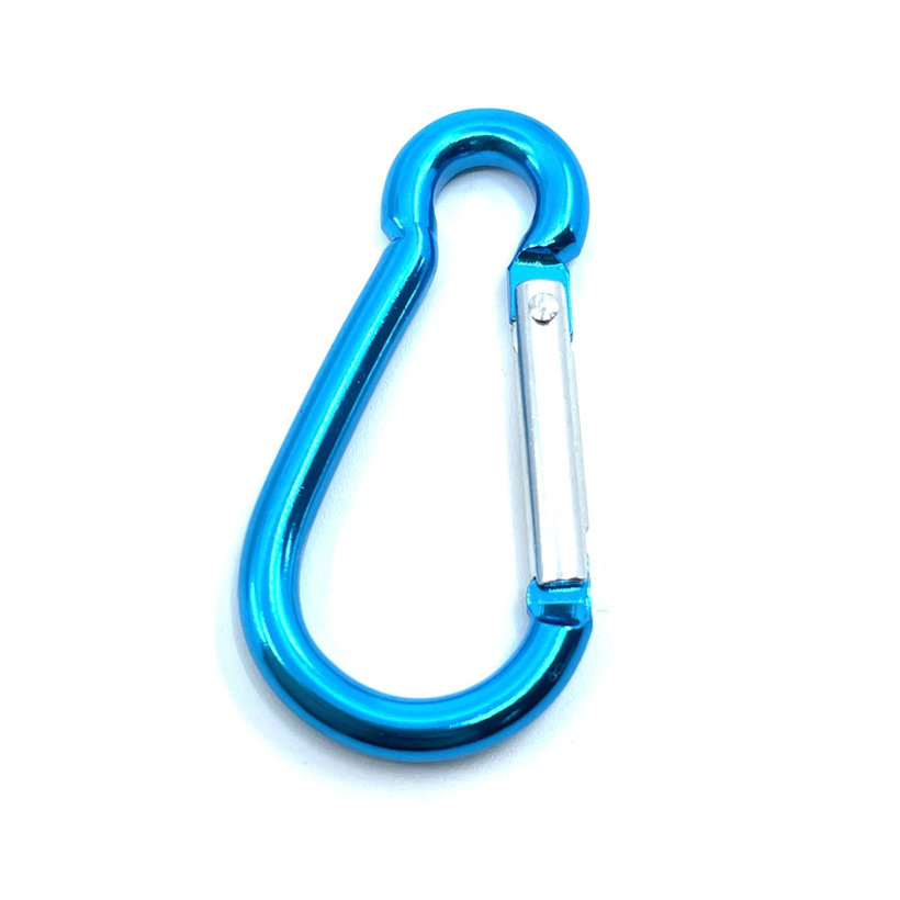 Karabina hliníková - modrá 5mm