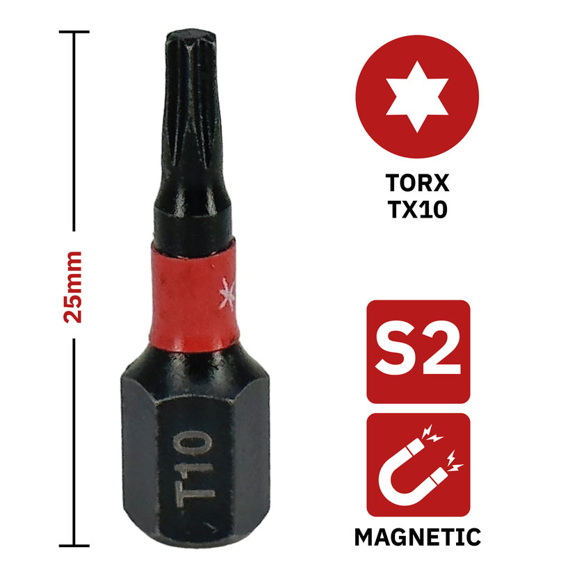 Bit magnetický TX10x25mm