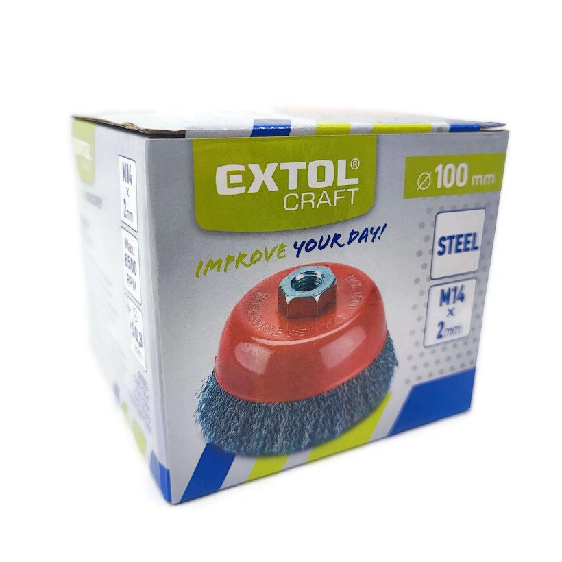 Kartáč hrníčkový vlnitý M14-100x0,3mm