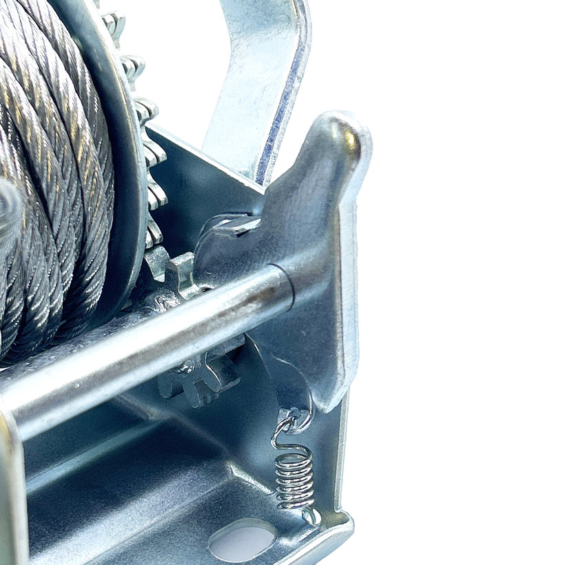 Ruční naviják 250kg, 4,5mm x 8m, ocel lano