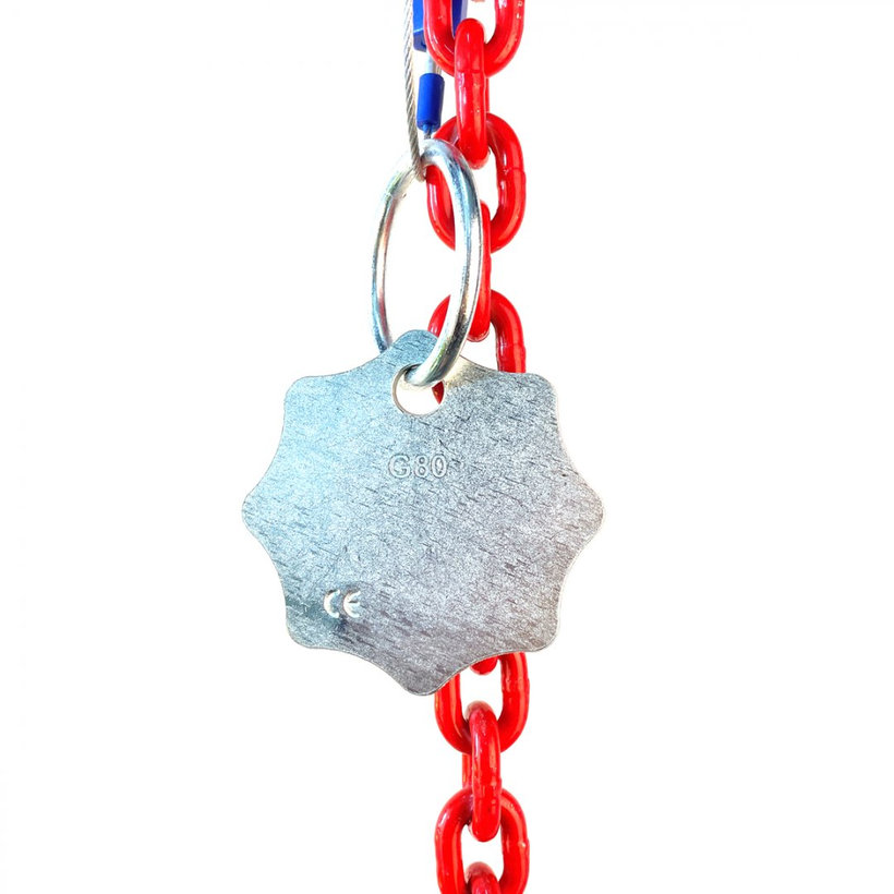 Řetězový závěs oko-hák tř 80 se zkracovačem (1 m, 1120 kg, 6 mm)