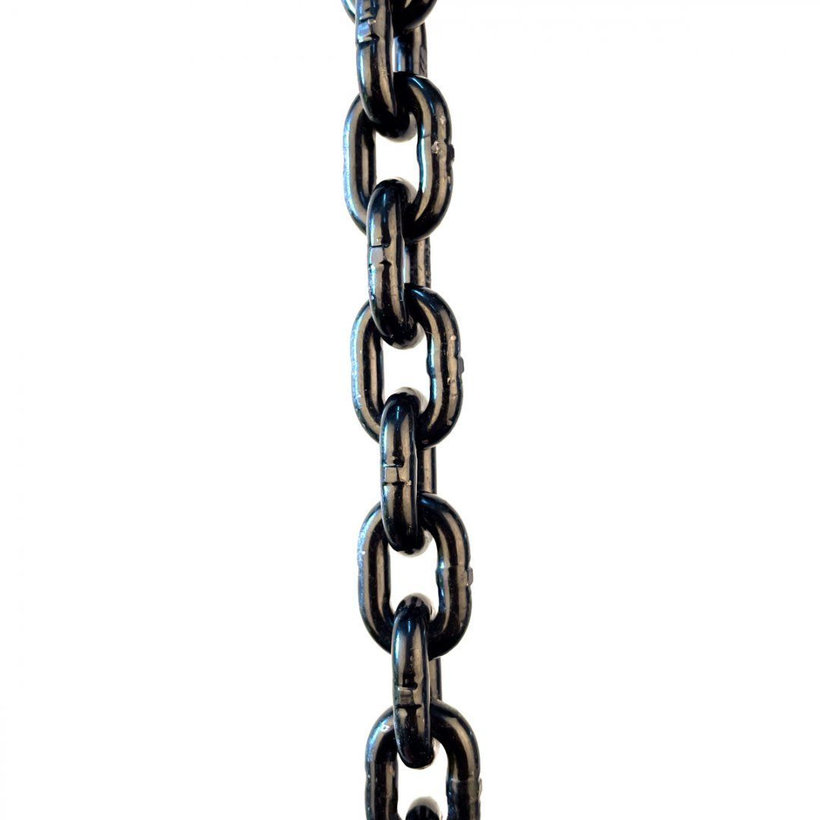 Řetězový závěs oko-hák tř 80 se zkracovačem (2 m, 1120 kg, 6 mm, černá)
